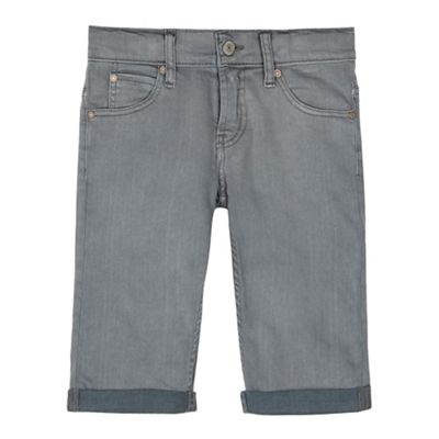 Levi's Boys' grey slim fit shorts